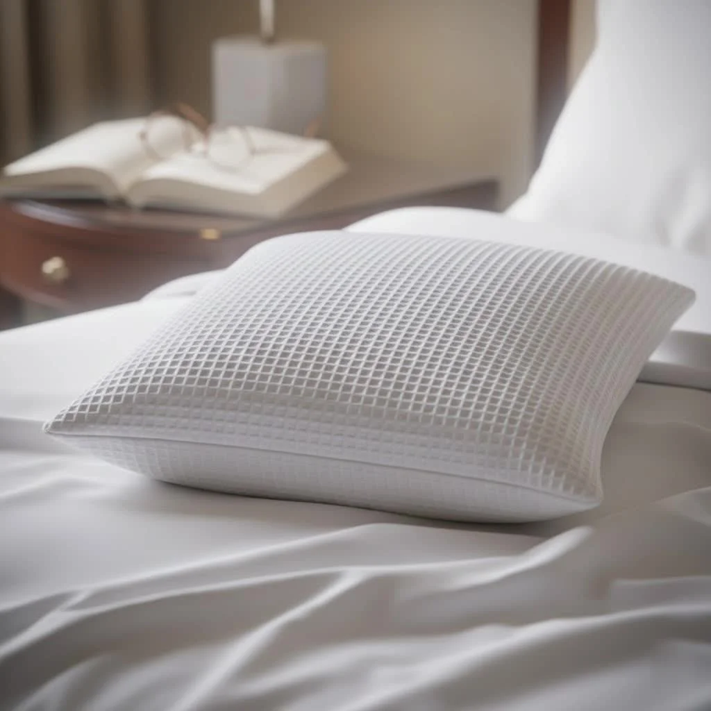 Memory foam cervical neck pillow for sleep